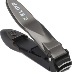 KLIPP Nail Clippers for Men with Catcher - KLIPP Razor-Sharp Heavy Duty Self-Collecting Nail Cutters