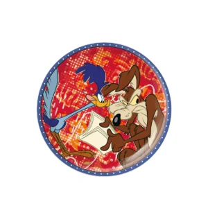DESSERT PLATE WILE E. COYOTE AND THE ROAD RUNNER  D.19
