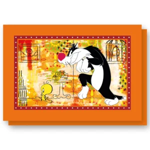 SET 2 PCS PLACEMAT SYLVESTER & TWEETY CM 45X30