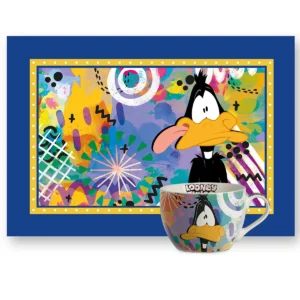 SET BREAKFAST CUP AND PLACEMAT DAFFY DUCK
