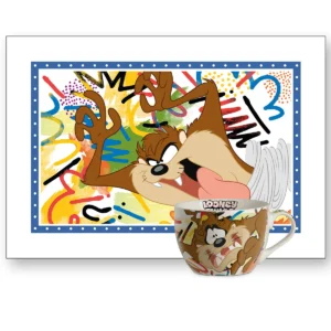 SET BREAKFAST CUP AND PLACEMAT TAZ