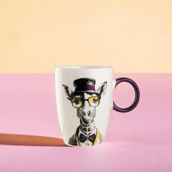 MUG HUMAN ESSENCE ML.430 GIRAFFE - Image 2