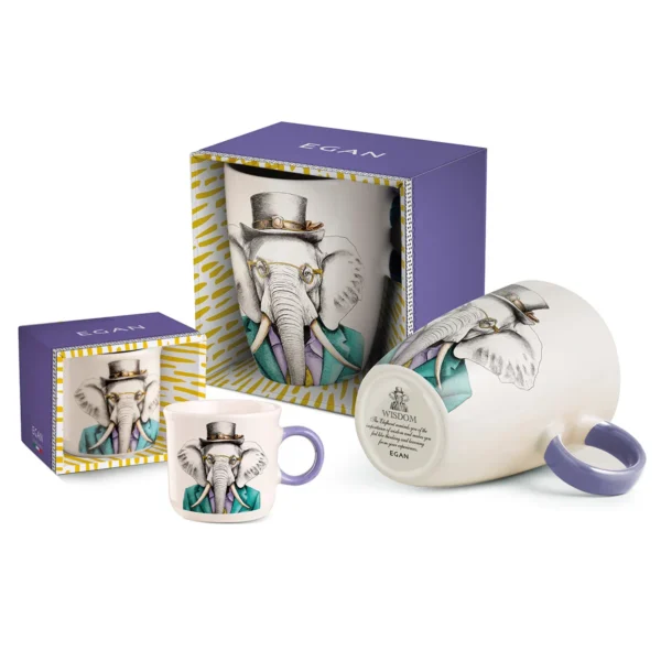 MUG HUMAN ESSENCE ML.430 ELEPHANT - Image 3