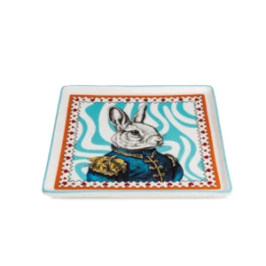 TRAY HUMAN ESSENCE CM.19X19 RABBIT