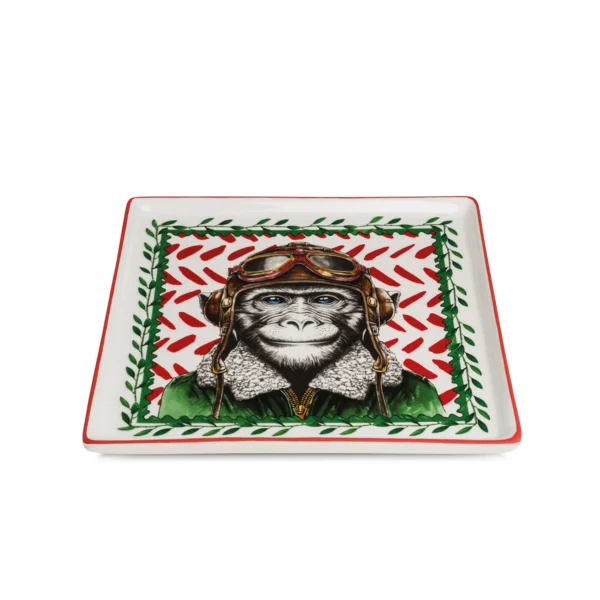 TRAY HUMAN ESSENCE CM.19X19 MONKEY