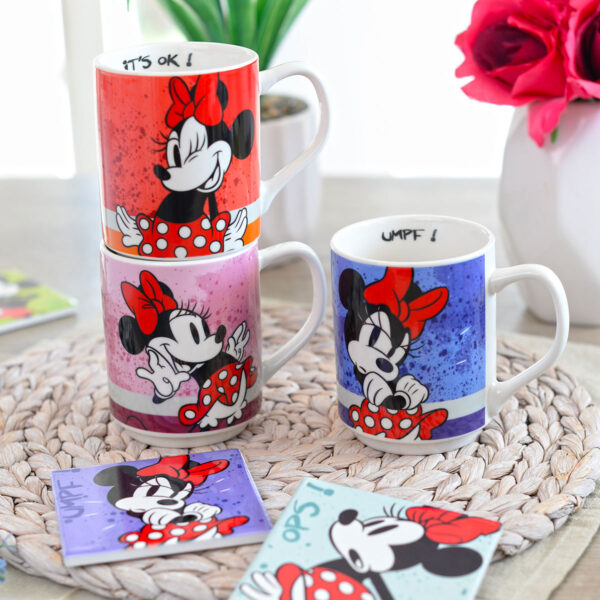 STACKABLE MUG MINNIE I AM ML. 350 PURPLE - Image 2