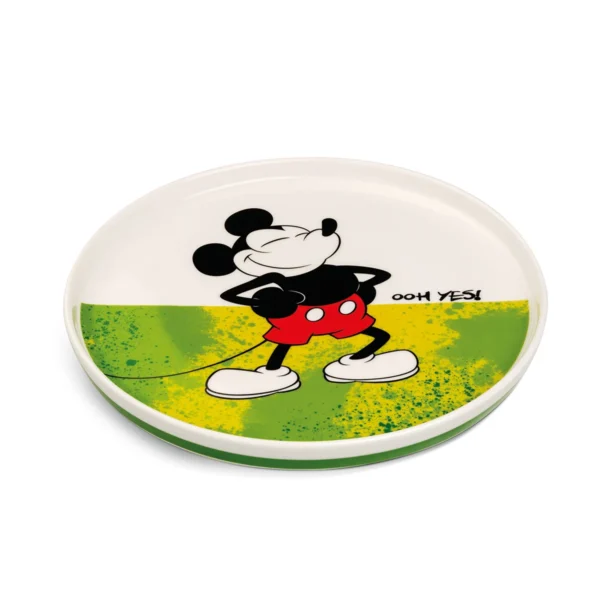 SIDE PLATE MICKEY MOUSE I AM D.20 GREEN