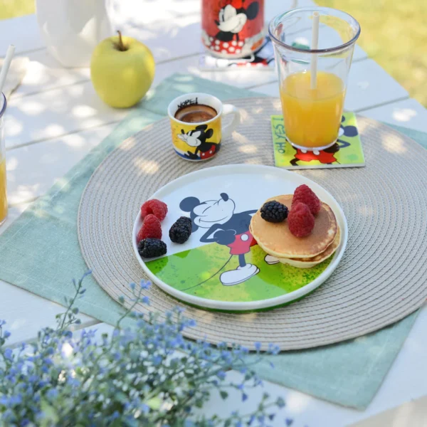 SIDE PLATE MICKEY MOUSE I AM D.20 GREEN - Image 2