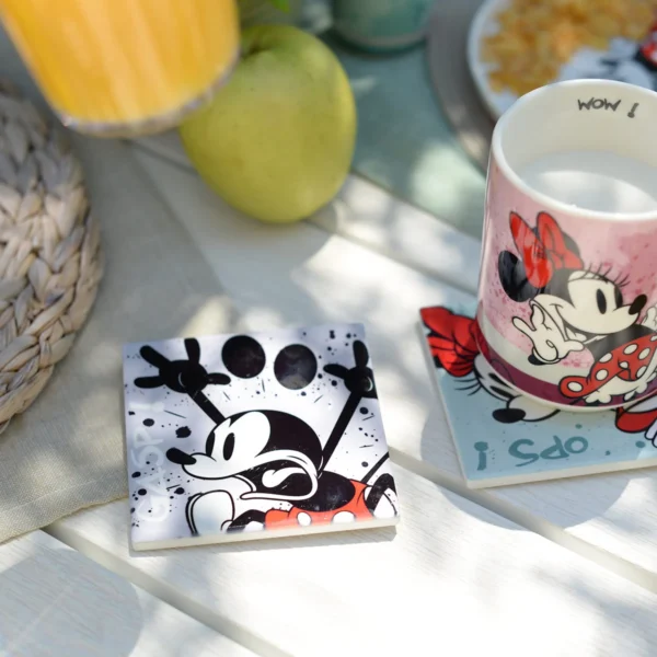 5 PC COASTER MICKEY MOUSE I AM GREY SET - Image 2