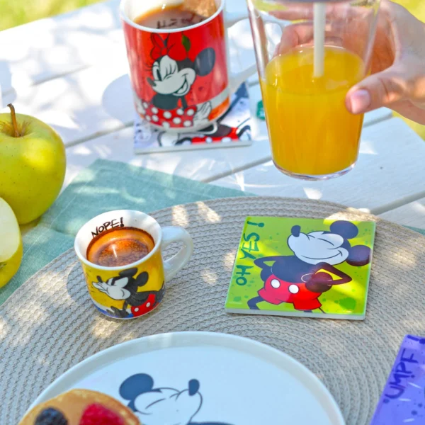 5 PC COASTER MICKEY MOUSE I AM GREEN SET - Image 2