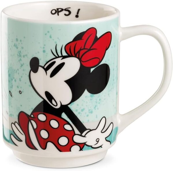 STACKABLE MUG MINNIE I AM ML. 350 TURQUOISE