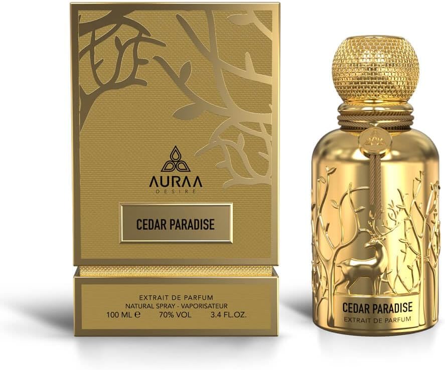 Auraa Desire Cedar Paradise Extrait de Parfum For Men (100 ML) - Image 3