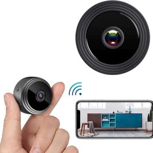 Keepinno Mini WiFi Hidden Cameras,Wireless Spy Cameras with Video Live Feed, HD 1080P Home Security Cameras